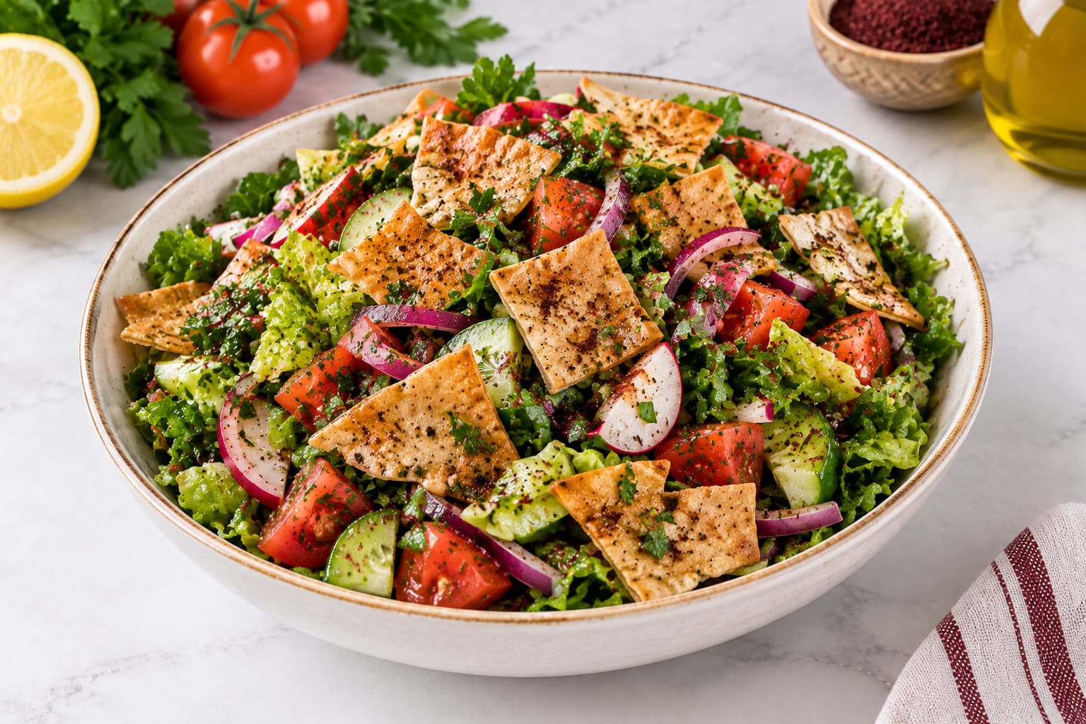 Fattoush salad